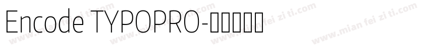 Encode TYPOPRO字体转换